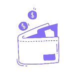 Prompt payment, job security icon